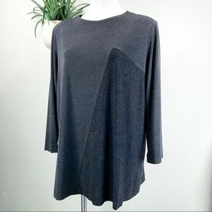 Hino & Malee II Tunic‎ Top Stretchy Knit Geometric